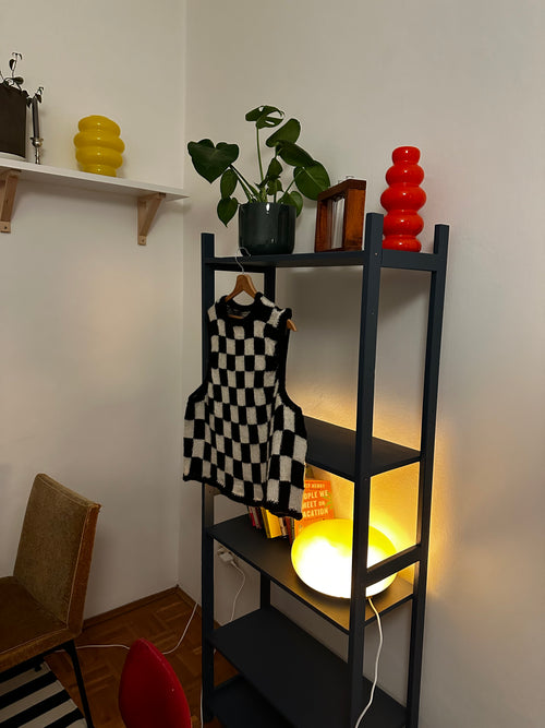MeneSlipover by Studio.Mene - Checkard Schachbrett Pullunder Oversize